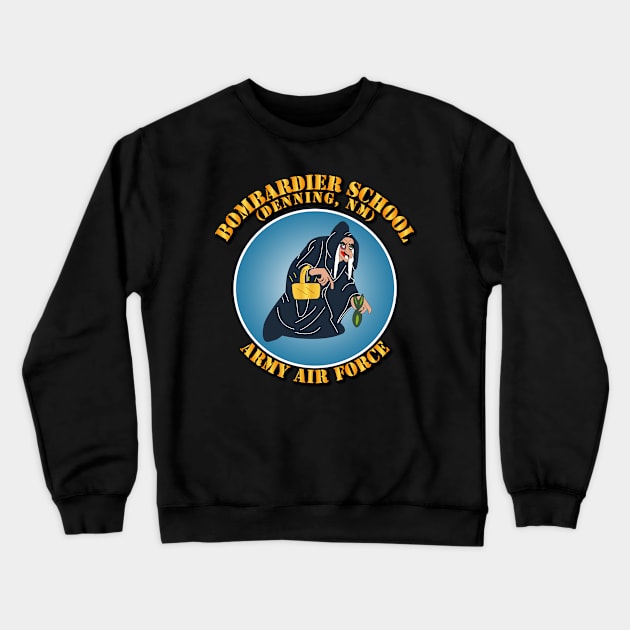 Bombardier School - Denning NM w Txt Crewneck Sweatshirt by twix123844